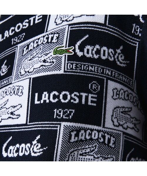 LACOSTE / ラコステ ニット・セーター | ラコステライブ フロントパネルジャカードニットセーター | 詳細3