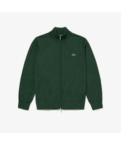 LACOSTE / ラコステ ニット・セーター | ウォッシャブルウールジップアップニットセーター | 詳細17