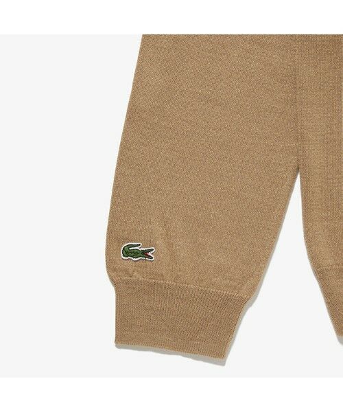 LACOSTE / ラコステ ニット・セーター | ナンバリング入りリネン×ウールブレンドニットパーカ | 詳細18