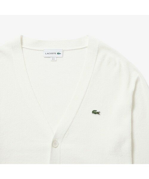 LACOSTE / ラコステ カーディガン・ボレロ | 無縫製ニットVネックカーディガン | 詳細10