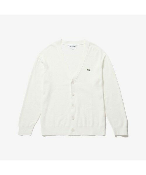 LACOSTE / ラコステ カーディガン・ボレロ | 無縫製ニットVネックカーディガン | 詳細8