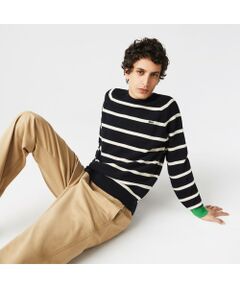 LACOSTE / ラコステ ニット・セーター | ボーダーサーマルニットセーター