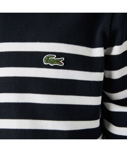 LACOSTE / ラコステ ニット・セーター | マリンボーダーコットンニットセーター | 詳細4