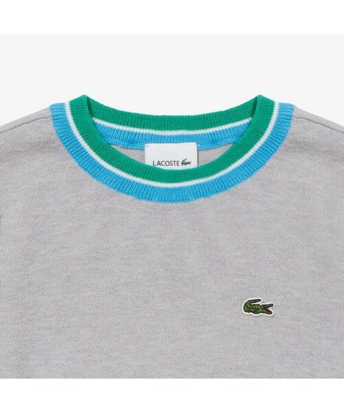 LACOSTE / ラコステ ニット・セーター | KIDSボーダーネックニットセーター | 詳細2