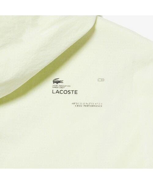 LACOSTE / ラコステ パーカー | シースルーライニングジップアップジャケット | 詳細3