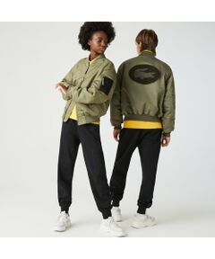 LACOSTE L!VE ユニセックス フェルトロゴMA-1ジャケット