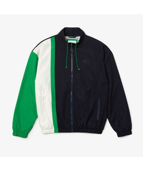 LACOSTE / ラコステ ブルゾン | アシンメトリーカラーブロックジップジャケット | 詳細4