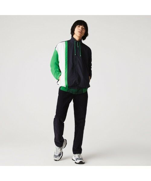 LACOSTE / ラコステ ブルゾン | アシンメトリーカラーブロックジップジャケット | 詳細5