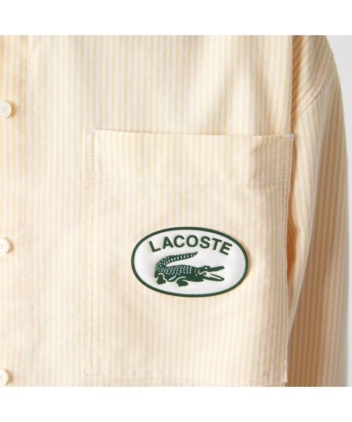 LACOSTE / ラコステ シャツ・ブラウス | ビッグポケットオックスフォードストライプシャツ | 詳細9
