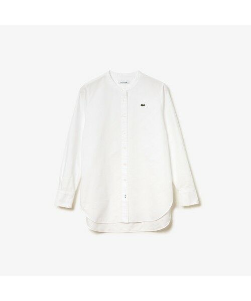 LACOSTE / ラコステ シャツ・ブラウス | マオカラーオックスフォードシャツ | 詳細4