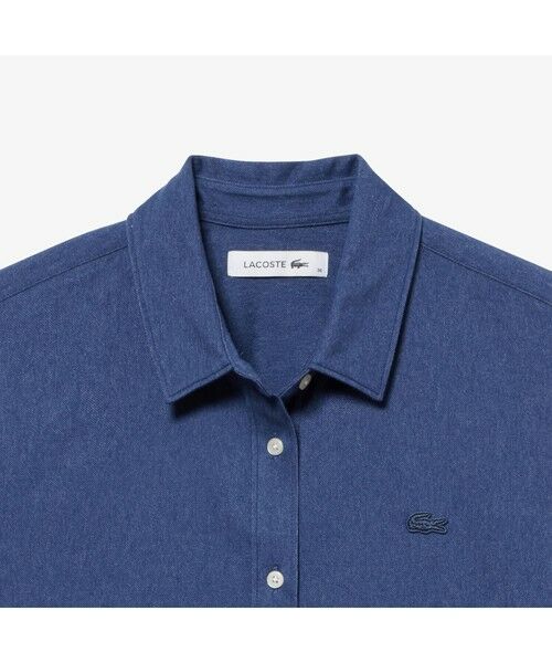 LACOSTE / ラコステ シャツ・ブラウス | インディゴライクニットシャツ | 詳細9