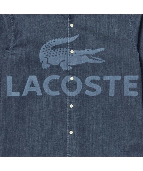 LACOSTE / ラコステ シャツ・ブラウス | オーバーサイズグラフィックデニムシャツ | 詳細18