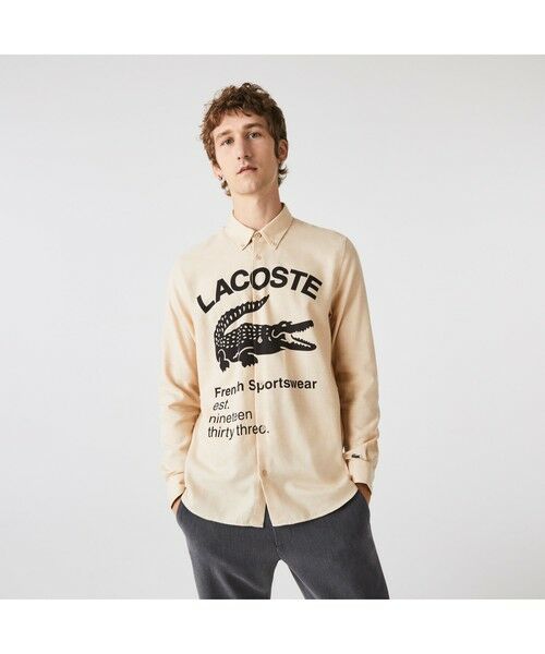 LACOSTE / ラコステ シャツ・ブラウス | オーバーサイズプリントフランネルシャツ | 詳細2