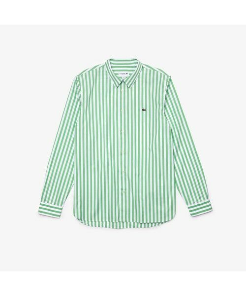 LACOSTE / ラコステ シャツ・ブラウス | コットンポプリンストライプシャツ | 詳細4