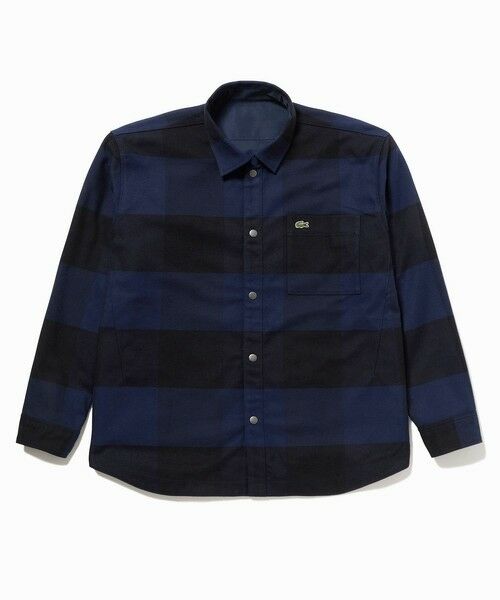 LACOSTE / ラコステ シャツ・ブラウス | プレーン×バッファローチェックリバーシブルシャツアウター | 詳細12