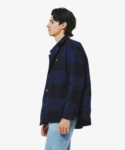 LACOSTE / ラコステ シャツ・ブラウス | プレーン×バッファローチェックリバーシブルシャツアウター | 詳細8