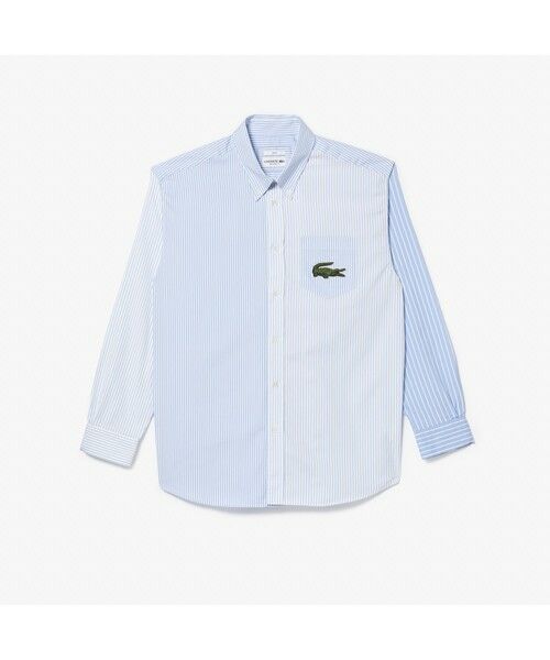 LACOSTE / ラコステ シャツ・ブラウス | カラーブロックストライプシャツ | 詳細4