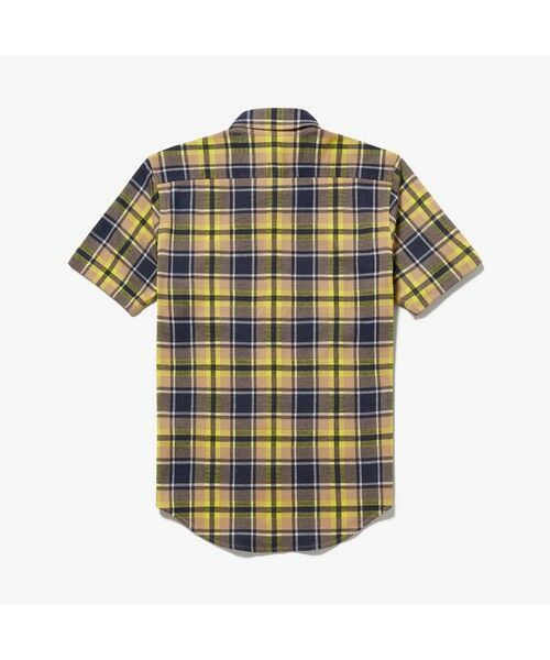 LACOSTE / ラコステ シャツ・ブラウス | ダブルジャカードニット半袖チェックシャツ | 詳細4