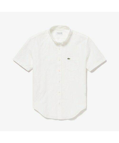 LACOSTE / ラコステ シャツ・ブラウス | リネン×コットンワントーンウィンドウペンチェックシャツ | 詳細11