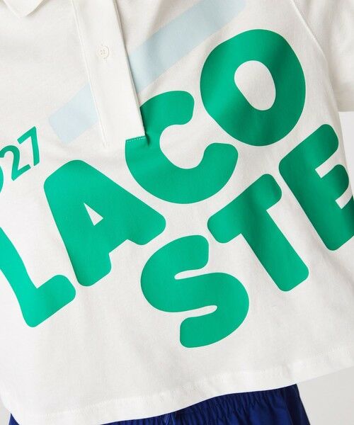 LACOSTE / ラコステ ポロシャツ | ワイド＆クロップドプリントポロシャツ | 詳細2