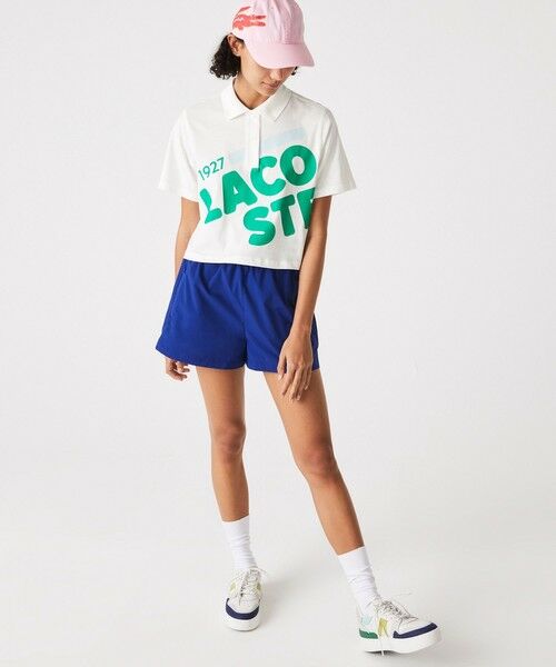 LACOSTE / ラコステ ポロシャツ | ワイド＆クロップドプリントポロシャツ | 詳細3