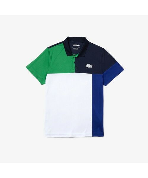 LACOSTE / ラコステ ポロシャツ | アシンメトリーカラーブロッキングテニスポロシャツ | 詳細3