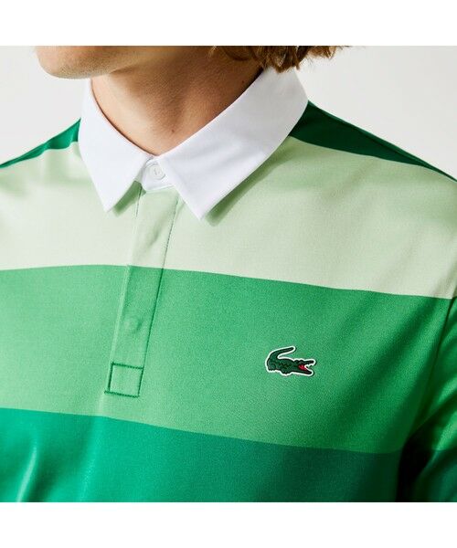 LACOSTE / ラコステ ポロシャツ | ビッグピッチボーダーゴルフポロシャツ | 詳細4