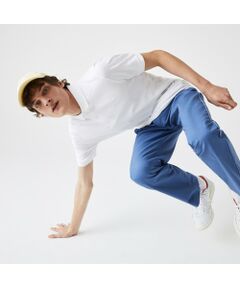 LACOSTE L!VE総柄ジャカードポロシャツ