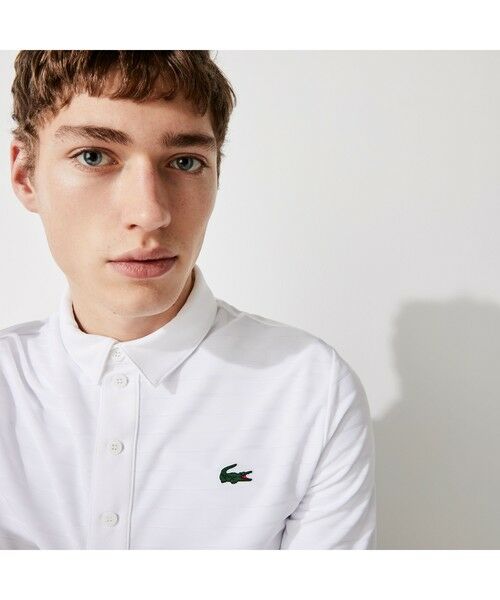 LACOSTE / ラコステ ポロシャツ | 【EC限定】ジャカードボーダーゴルフポロシャツ | 詳細8