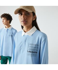 LACOSTE L!VE ネームプリントラガーシャツ