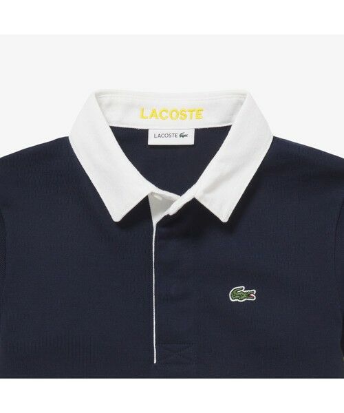 LACOSTE / ラコステ ポロシャツ | ボーイズボーダーラガーシャツ | 詳細3