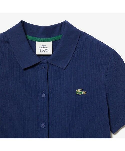 LACOSTE / ラコステ ミニ丈・ひざ丈ワンピース | LACOSTE L!VEポロシャツドレス | 詳細2