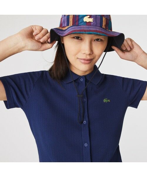 LACOSTE / ラコステ ミニ丈・ひざ丈ワンピース | LACOSTE L!VEポロシャツドレス | 詳細4