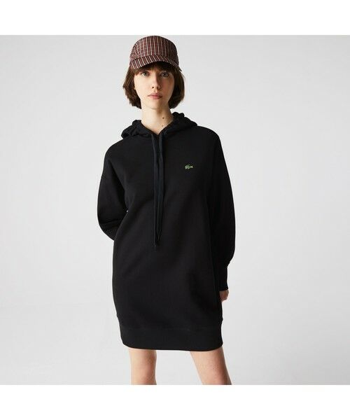 LACOSTE / ラコステ ロング・マキシ丈ワンピース | LACOSTE L!VEスウェットパーカドレス | 詳細3