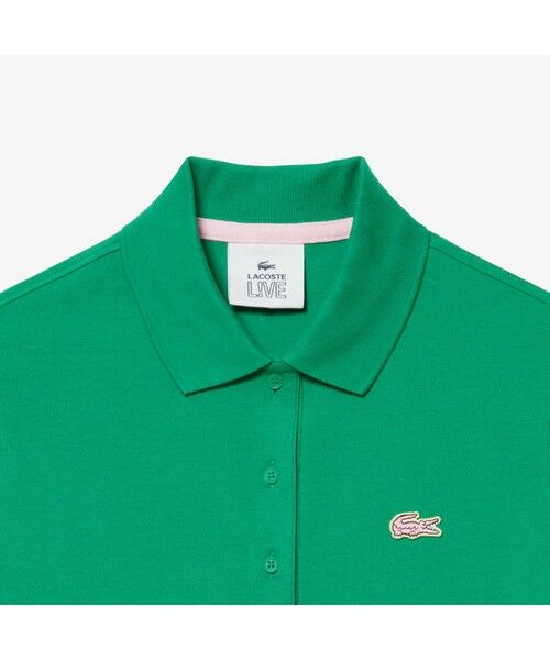 LACOSTE / ラコステ ミニ丈・ひざ丈ワンピース | ラコステライブ 6つボタンポロドレス | 詳細1