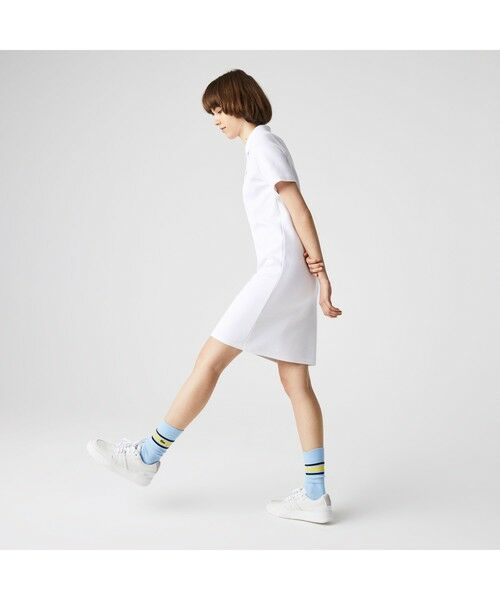 LACOSTE / ラコステ ミニ丈・ひざ丈ワンピース | オーガニックコットンピケポロドレス | 詳細16