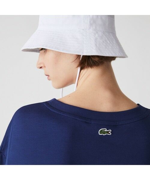 LACOSTE / ラコステ チュニック | シグニチャープリントTシャツワンピース | 詳細3