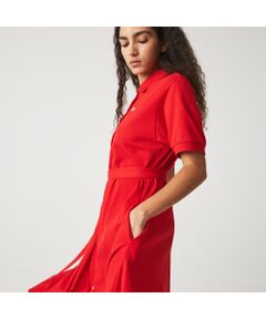 LACOSTE / ラコステ ミニ丈・ひざ丈ワンピース | ベルトデザインポロドレス