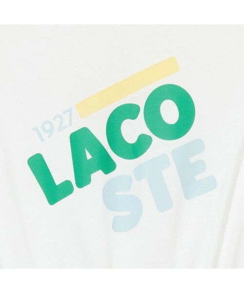 LACOSTE / ラコステ ロング・マキシ丈ワンピース | ラコステロゴプリントTシャツドレス | 詳細4