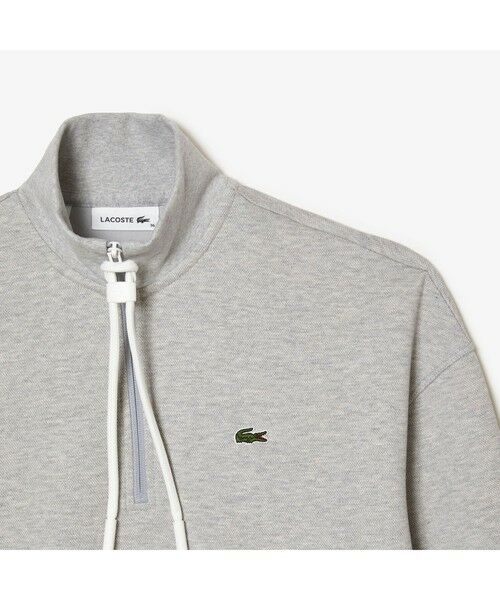 LACOSTE / ラコステ ロング・マキシ丈ワンピース | 鹿の子地ハーフジップドレス | 詳細10