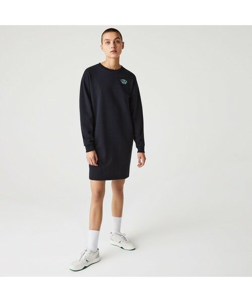 LACOSTE / ラコステ ミニ丈・ひざ丈ワンピース | ホリデーコレクタースウェットドレス | 詳細7