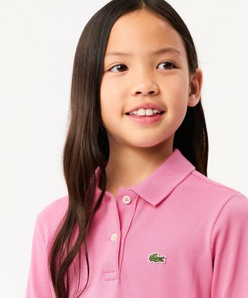 LACOSTE / ラコステ ミニ丈・ひざ丈ワンピース | 【EC限定】GIRLS鹿の子地ポロドレス | 詳細14