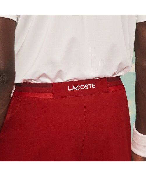 LACOSTE / ラコステ ショート・ハーフ・半端丈パンツ | 『ノバク・ジョコビッチ』ウエストボーダーショーツ | 詳細6