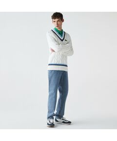 LACOSTE L!VEセーブウォーターコットンデニムパンツ