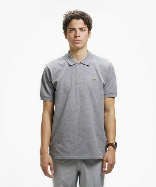 LACOSTE / ラコステ ポロシャツ | 『L1264』定番半袖ポロシャツ（杢糸）（トップグレー）