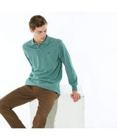 LACOSTE / ラコステ ポロシャツ | 長袖 リブ カラ-ポロシャツ L1313 （杢・長袖)