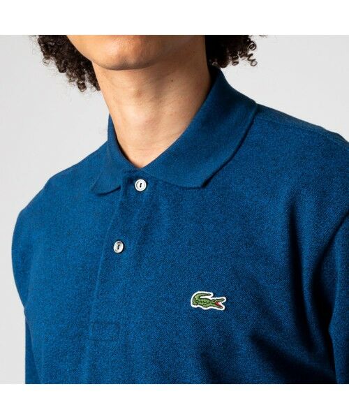 LACOSTE / ラコステ ポロシャツ | 長袖 リブ カラ-ポロシャツ L1313 （杢・長袖) | 詳細9