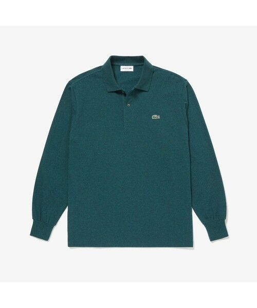 LACOSTE / ラコステ ポロシャツ | 長袖 リブ カラ-ポロシャツ L1313 （杢・長袖) | 詳細16