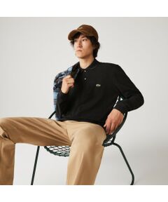 LACOSTE / ラコステ ポロシャツ | 長袖 リブ メランジカラ-ポロシャツ L1313 （杢・長袖)