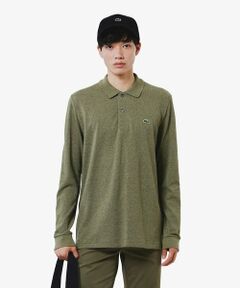 LACOSTE / ラコステ ポロシャツ | 長袖 リブ メランジカラ-ポロシャツ L1313 （杢・長袖)